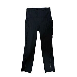 Lululemon Fast ‎ Free High-Rise Tight Pockets Updated - Black Size 4